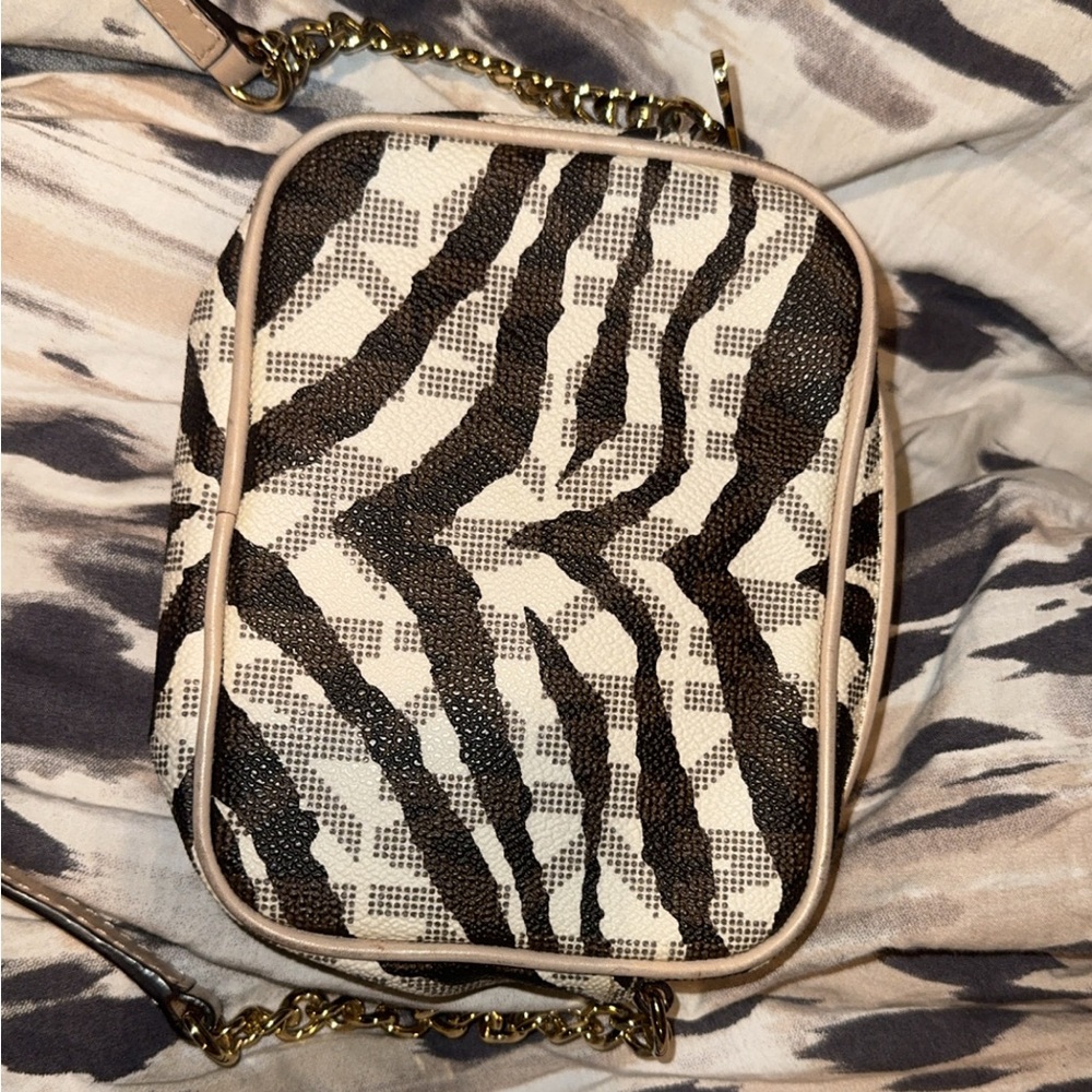Ready To Ship -Small Zebra Mk Crossbody Bag* View 3